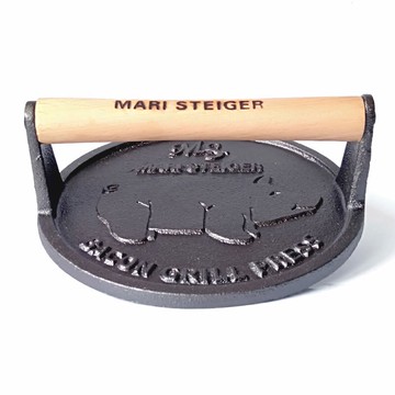 鐵板燒壓板 鑄鐵壓板燒烤壓肉板鐵板魷魚西餐煎肉壓板BBQ煎牛排鐵板燒壓板『XY34681』