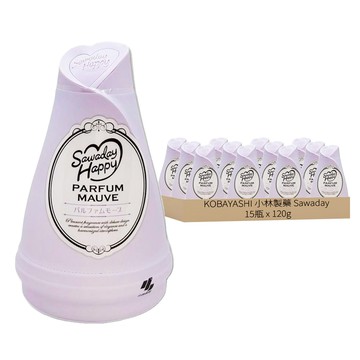 KOBAYASHI 小林製藥 Sawaday Happy 室內芳香劑  120g  15瓶  花果清香