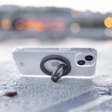 ESSENTIALS | iPhone 專用小型磁環把手支架 - 炭灰色