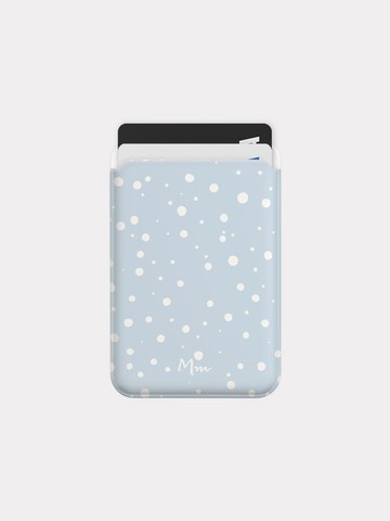 Snow Pattern MagSafe Card Slot Phone Case