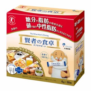 OTSUKA 大塚製藥 賢者之食卓-膳食纖維 (賢者卓食 阻澱粉 隔油份) 6克 x 30 包-纖體及健身塑形
