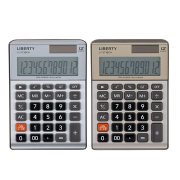 liberty利百代復古簡約-12位數桌上型計算機 ly-2738ca