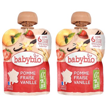 babybio 纖果泥  90g  2包  2包