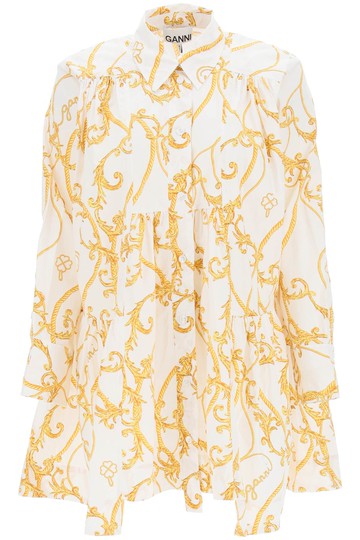 Ganni - Miniabito In Poplin