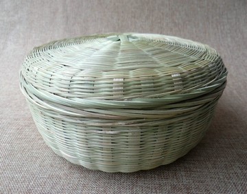 竹子制品 工藝品 手工 家用 竹筐竹簍 竹制品 竹編 農家 竹籃帶蓋