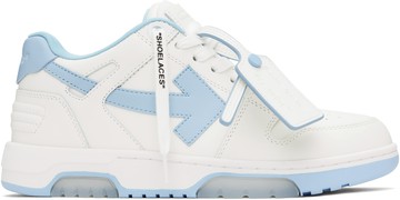 Off-White 白色 & 蓝色 Out Of Office 运动鞋