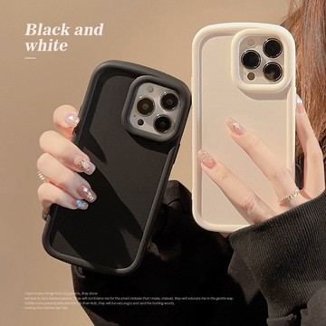 隔日到貨 時尚純色 ins 適用iPhone 11 12 13 14 pro max 手機殼 XS XR 1D353