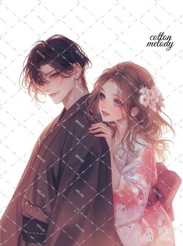 original sticker no.2171 人物貼紙 原創貼紙 原創人物貼紙 裝飾貼紙 cotton melody