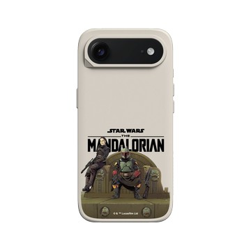 iPhone Air SolidX 貝殼灰 - Star Wars - The Mandalorian - 芬尼克 & 波巴·費特