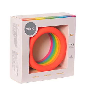 DENA - 西班牙多功能創意圓圈圈-彩紅 (固齒器) (有3色可選)