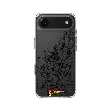 iPhone Air Clear Case（相機按鈕） 透明 - Superman - Superman-英雄現身！
