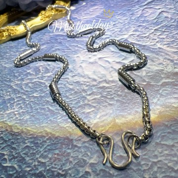 「周邊」2.5mm層次款 鈦鋼 單掛 一掛鏈 佛牌鍊 佛牌鏈 ｜兩款