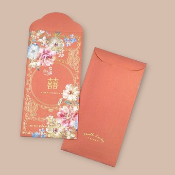 復古款結婚利是封- 囍字 / 婚宴 / 紅包 / Doublelucky