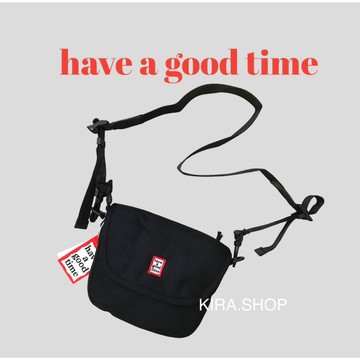 （現貨-快速出貨）have a good time 潮流側背小包 尼龍側背包 小郵差包 側背包 斜背包 男生包包 小包包