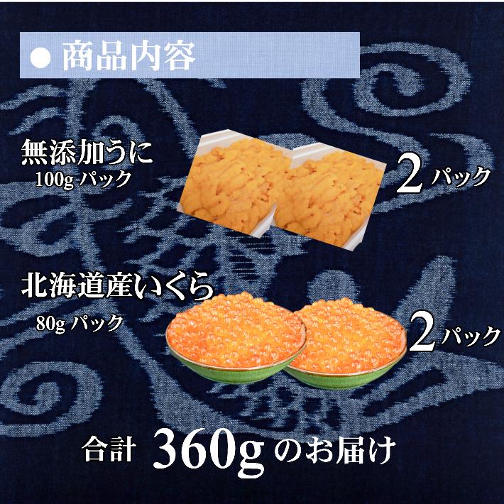 ＼対象商品2個購入で500円引／うに いくら 丼 竹 セット 2パックずつ 送料無料 無添加ウニ 絶品 ギフト 刺身 海鮮丼 手巻き寿司