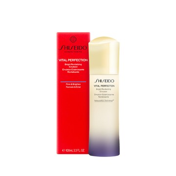 SHISEIDO 激抗痕亮采緊緻乳 100ml #輕盈版 ★(發光乳/精華乳/乳液/抗老/緊緻/提亮/按壓式) 國際航空版