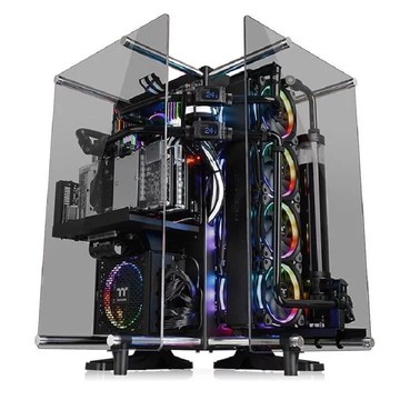 【獨家！另享10%回饋】曜越 Thermaltake Core P90 TG 開放式強化玻璃機殼/CA-1J8-00M1WN-00