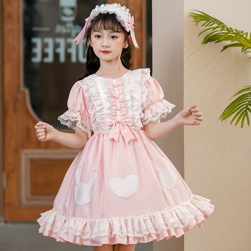 新款女童夏裝洛麗塔公主裙洋裝蘿莉塔裙子兒童lolita連衣裙夏季