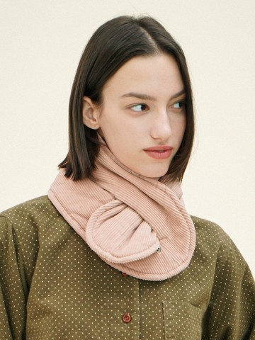 Padded Corduroy Muffler [Pink] (244702SPK)