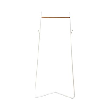 曼達爾角落掛衣架 白色/木紋  1.4kg  1個