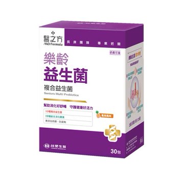 【海外專區-澳門除外】《醫之方》樂齡益生菌粉末(30包)