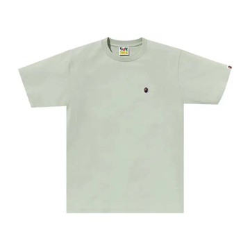 BAPE Ape Head One Point T-Shirt 猿人 電繡小標 短袖 淺綠色 RAY-14 [台灣現貨]