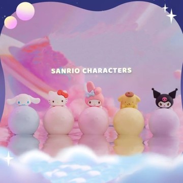 小禮堂 Sanrio 三麗鷗 造型小夜燈 (月球款) 美樂蒂 大耳狗 布丁狗 酷洛米
