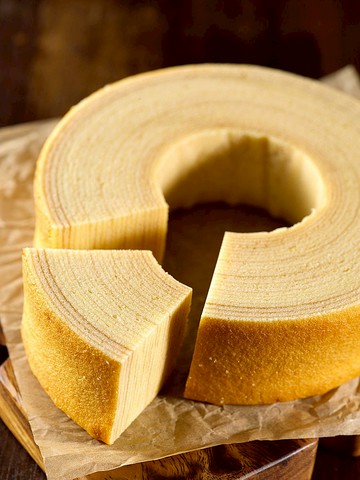 【嘉年華免運組】秘傳手工現做濃郁奶香年輪蛋糕3入組