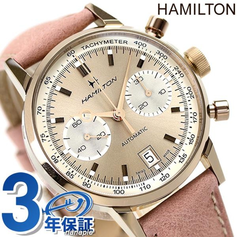 ハミルトンアメリカンクラシック 40mm クロノグラフ 自動巻き メンズ レディース 腕時計 H38426820 HAMILTON |  LINEブランドカタログ