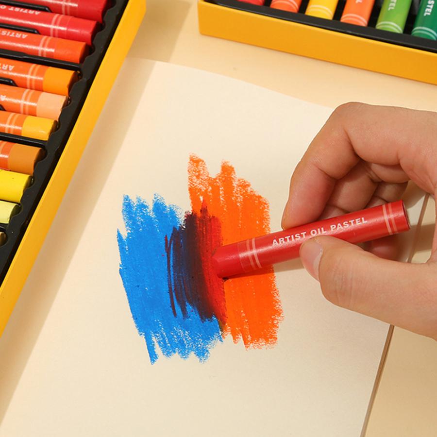 オイルパステル 36色 画材 パステル 油絵棒 アート チョーク ソフト セット