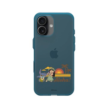 iPhone 17 Clear (相機按鈕) 夜幕藍 - 迪士尼-史迪奇 Disney Stitch - 史迪奇 Lilo et Stitch - Aloha !