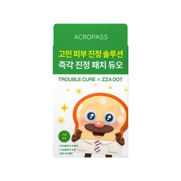 acropass Trouble Cure X ZZA DOT Calming Patch Duo