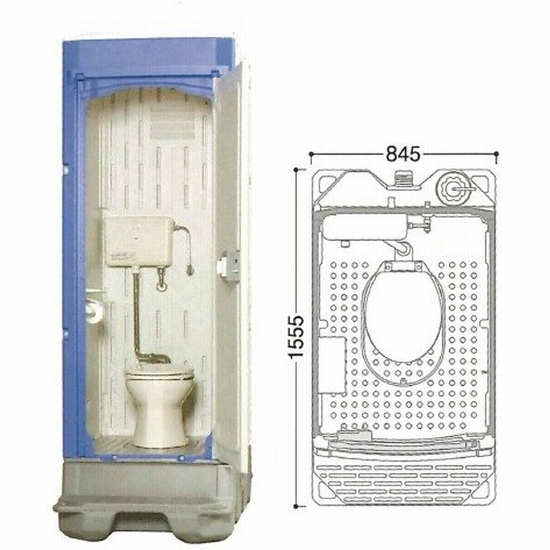 直送品 ハマネツ 仮設トイレ 簡易水洗 Tu Ixfw 洋式タイプ 大型 通販 Lineポイント最大0 5 Get Lineショッピング