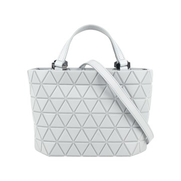 ISSEY MIYAKE Bao Bao Crystal Matte 霧面迷你手提/斜背包(淺灰色) AG313 11