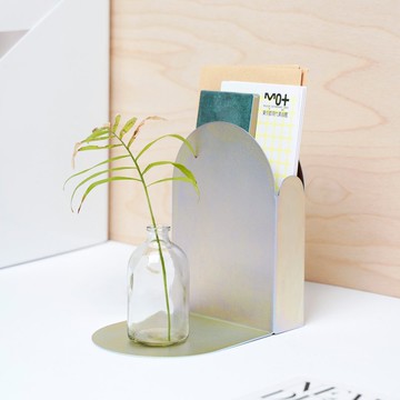 MM 兩用書擋文件匣 / 銀霞