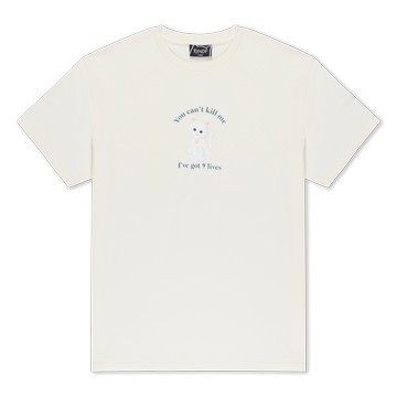 RIPNDIP 9 LIVES TEE (BONE)