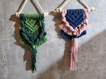 Macrame 編織 恍然時光 壁掛 旗幟