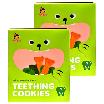 CHOKO 俏菓 蔬菜風味磨牙餅 7個月以上寶寶適用  蔬菜  50g  2盒