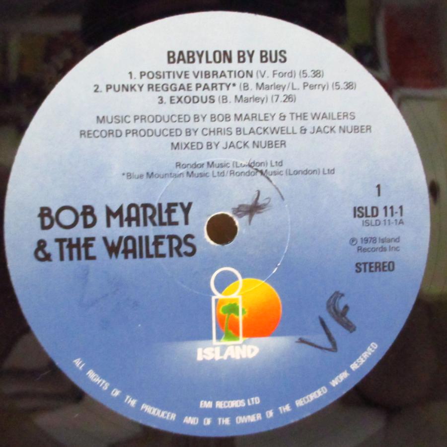 BOB MARLEY  THE WAILERS-Babylon By Bus (UK オリジナル 2xLP インナー 