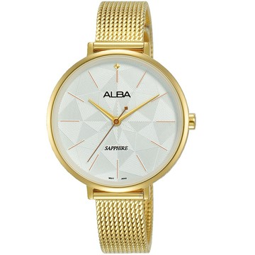 送禮首選★ALBA雅柏萬花幾何時尚女錶(VJ21-X156G AH8686X1)-金附提袋【全館滿額折價★APP下單點數4倍送】線上購買享_實體門市同步服務