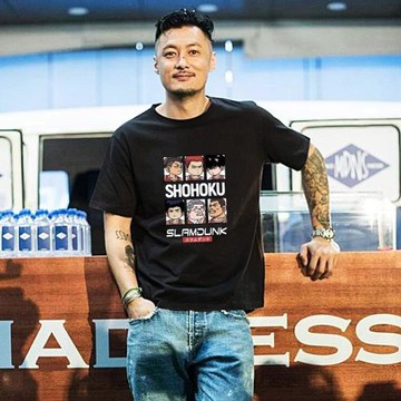 NASA純棉短袖灌籃高手t恤2023劇場版湘北籃球服川楓三井壽圖案潮