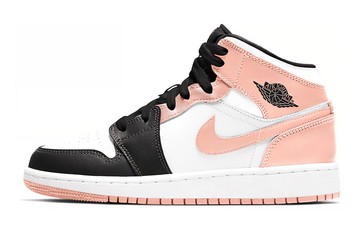 JORDAN 1 MID ARCTIC ORANGE BLACK TOE GS