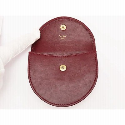 未使用 カルティエ マストライン 半円 コインケース 小銭入れ