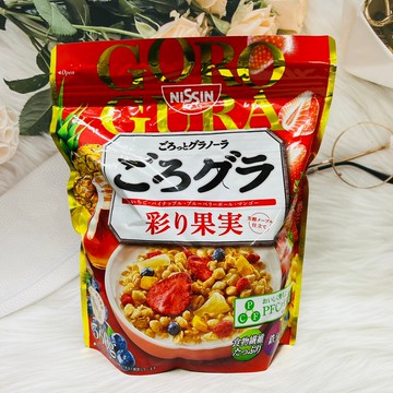 潼漾小舖 日本 nissin 日清 水果燕麥片 360g 早餐麥片