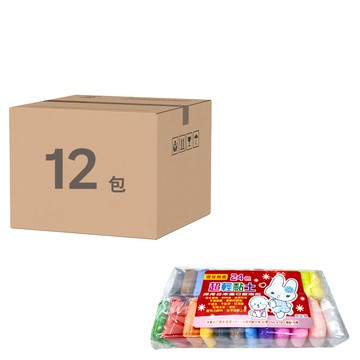 筌翔國際 麻吉家族24色超輕黏土 Set 環保無毒 日本進口發泡劑  Multicolor  12包