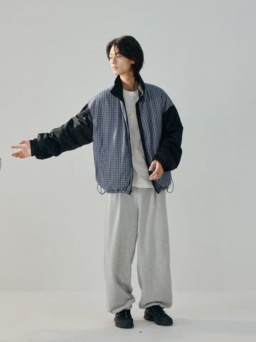 日系復古 / 兩面穿棉衣夾克 / 加厚外套