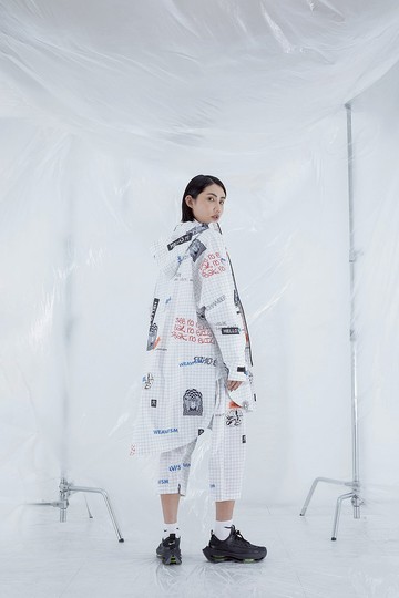 立體口袋撲面大風衣 - 失溫