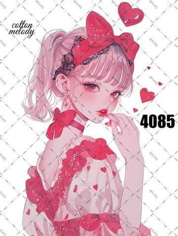 original sticker no.4085 人物貼紙 原創貼紙 原創人物貼紙 裝飾貼紙 cotton melody