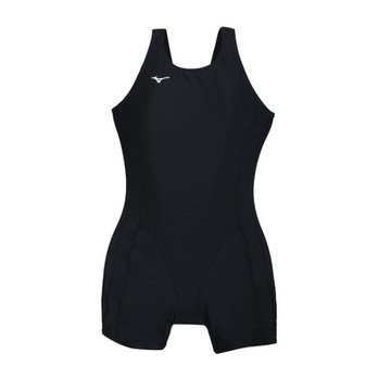 MIZUNO SWIM 女連身泳衣-泳裝 游泳 競賽 美津濃 N2MG1C0309 黑白