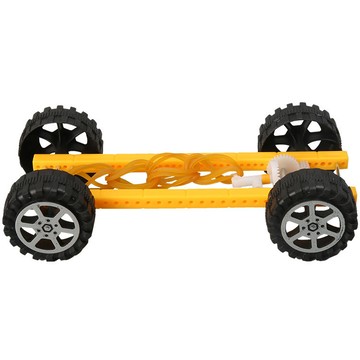 🌈「探夢科學」科學實驗玩具橡皮筋回力小車模型科技小製作DIY國小兒童教具包